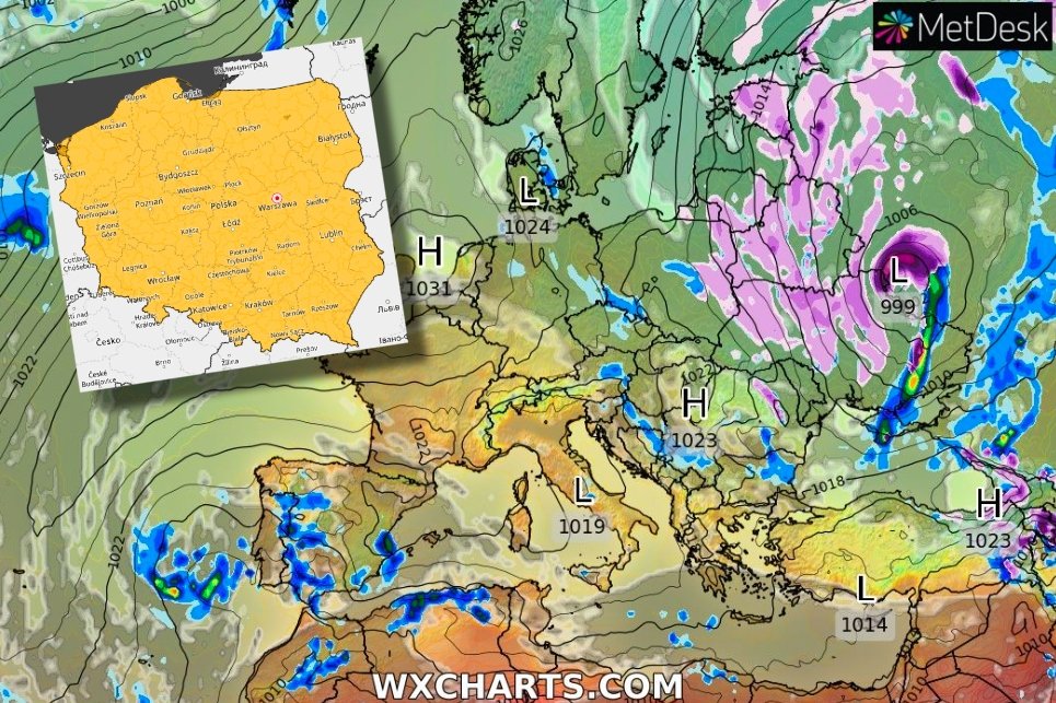IMGW wydało ostrzeżenia dla całej Polski.