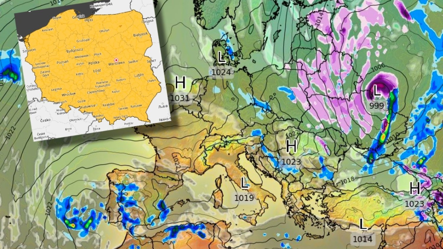 IMGW wydało ostrzeżenia dla całej Polski.