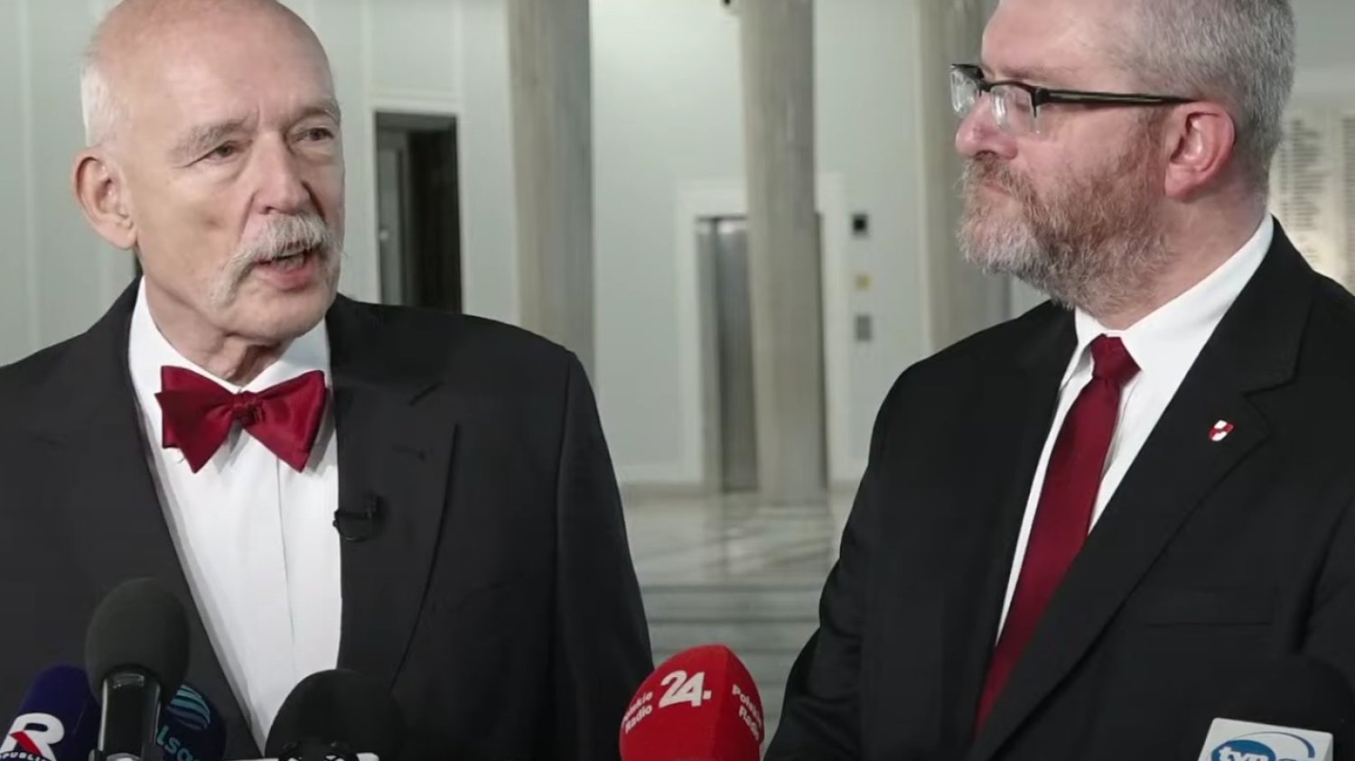 Janusz Korwin-Mikke i Grzegorz Braun