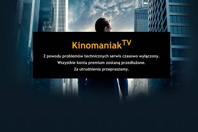 W czwartek zamknięto serwis kinomaniak.tv. Taką decyzję miał podjąć polski sąd.
