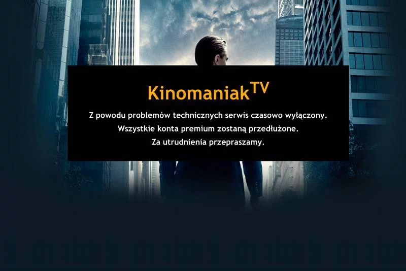 W czwartek zamknięto serwis kinomaniak.tv. Taką decyzję miał podjąć polski sąd.