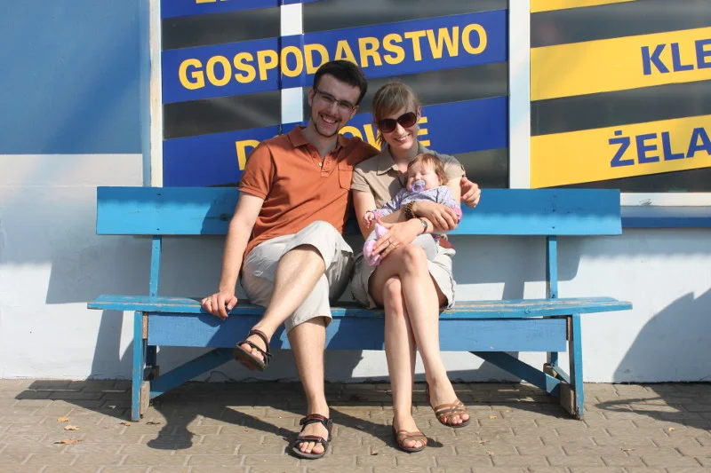 Ławeczka w Jeruzalu.