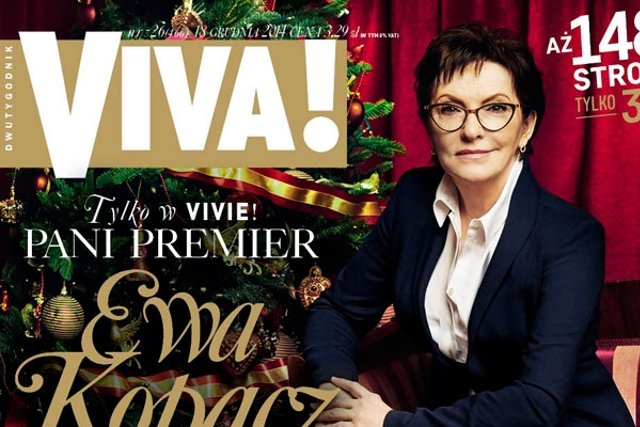 To Ewa Kopacz na świątecznej okładce