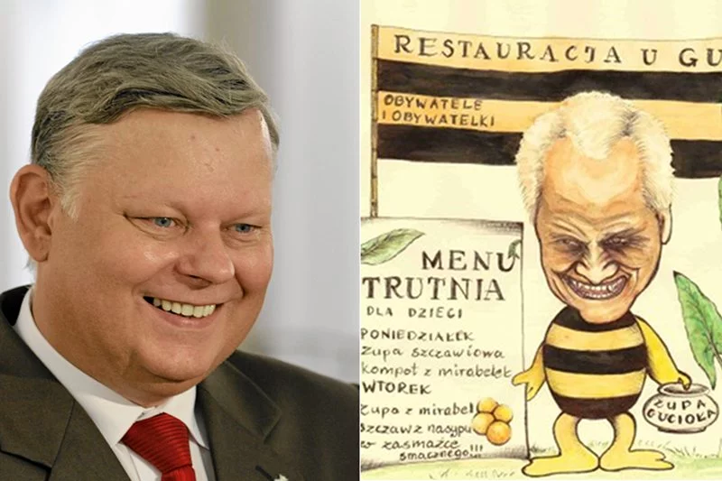 Poseł PiS Marek Suski to malarz i karykaturzysta