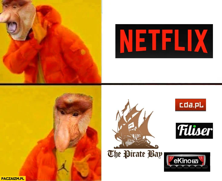 Już nawet niektórzy internauci śmieją się z tych, co oglądają pirackie filmy i seriale.