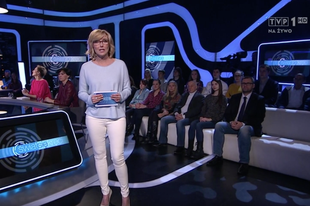 Mężczyźnie goszczącemu w studio miano zwrócić uwagę, że serduszko WOŚP w klapie nie jest mile widziane.