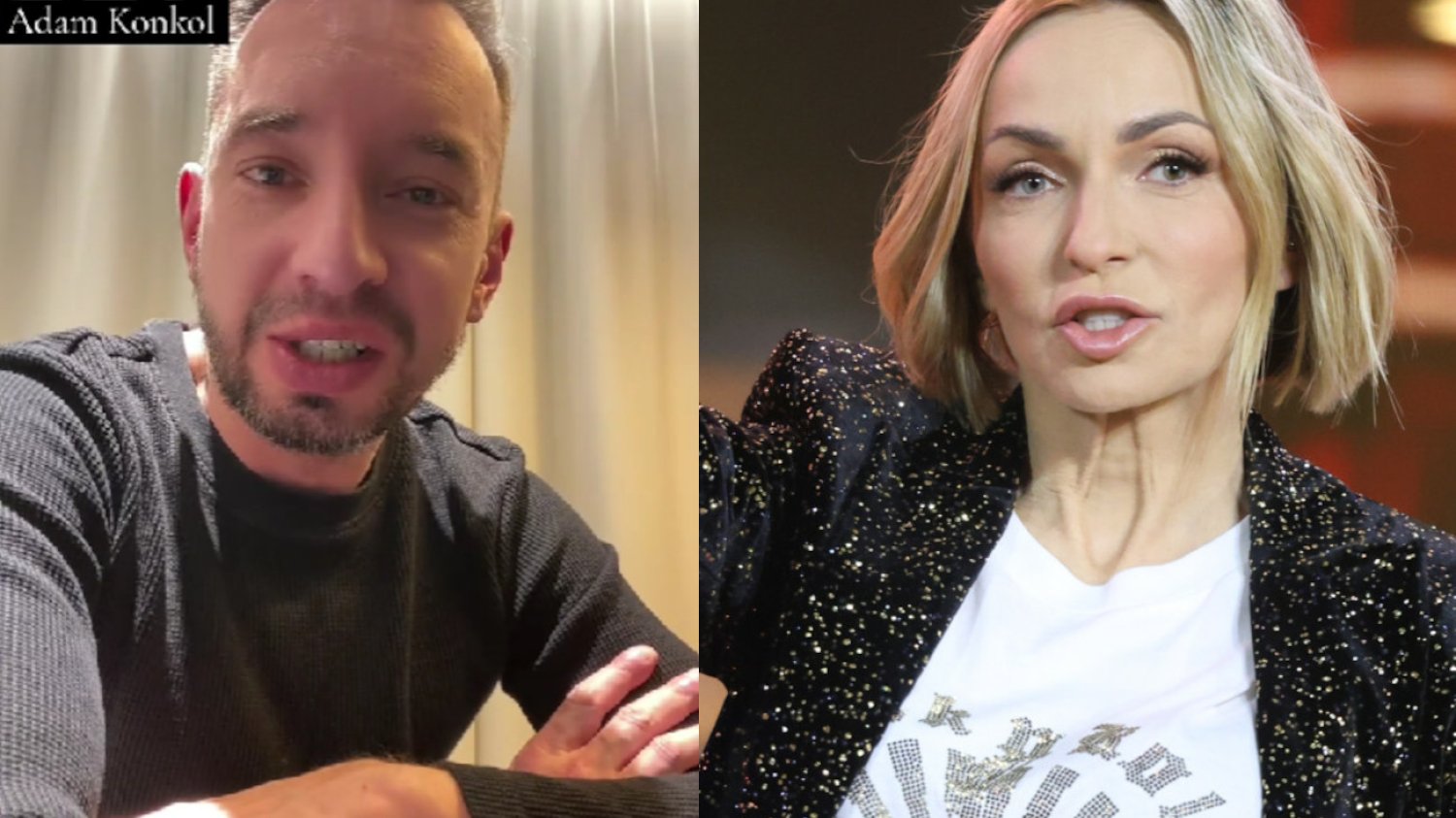 Anna Wyszkoni z "Agnieszka" na Sylwestrze. Adam Konkol oburzony. Adam Konkol o występie Anny Wyszkoni na Sylwestrze.