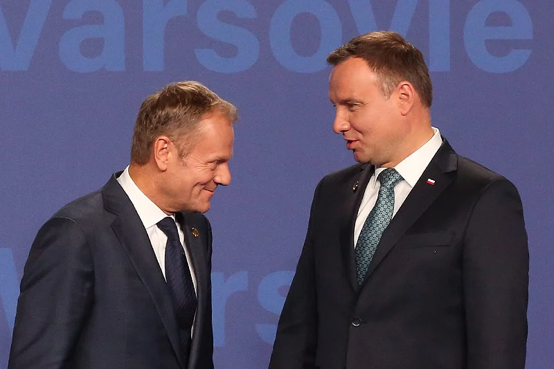 Choć prezydent Duda prowadzi w sondażach, start Donalda Tuska w wyborach w 2020 nie będzie dla niego dobrą informacją...