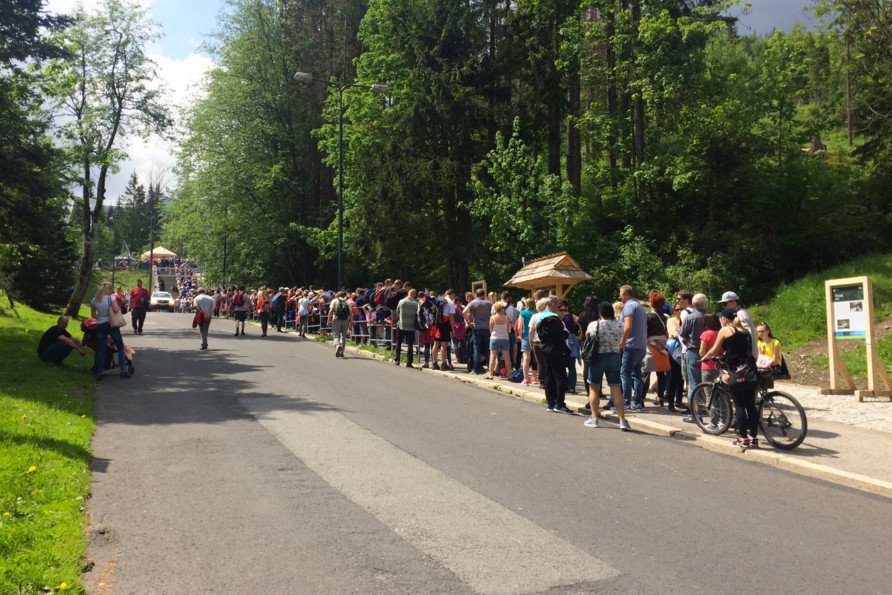 Wjazd na Kasprowy Wierch był dzisiaj tylko dla najwytrwalszych.