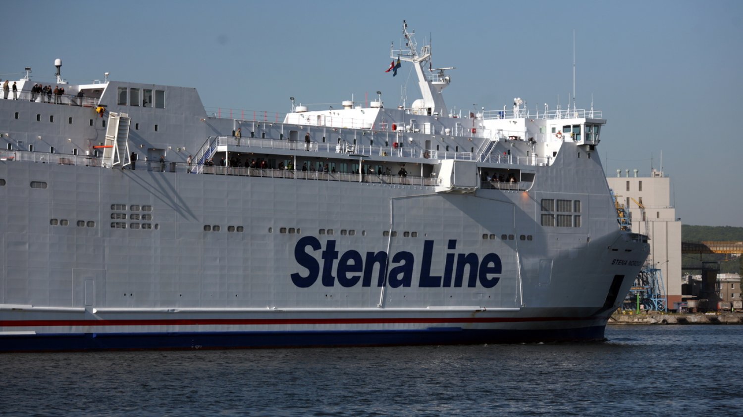 Prom Stena Line w porcie w Gdyni.