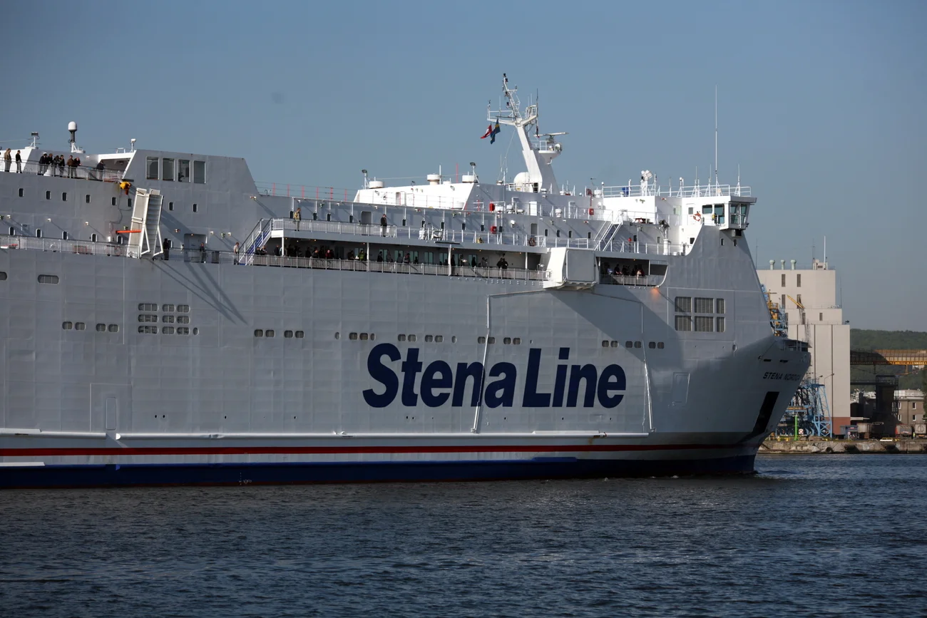 Prom Stena Line w porcie w Gdyni.