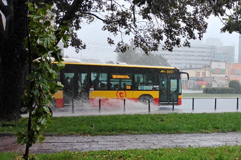 Gwałtowne burze nad Polską.