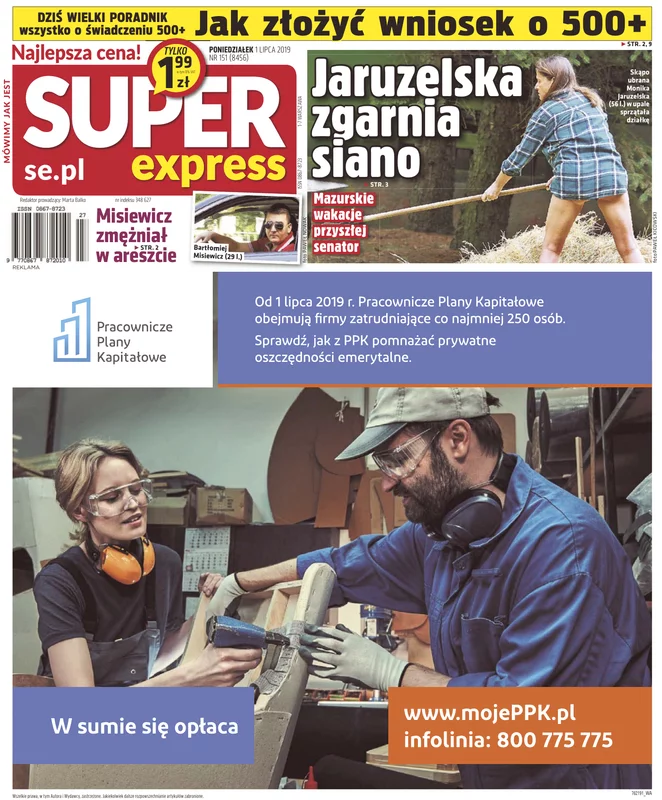 Bartłomiej Misiewicz schudł w więzieniu. Jego zdjęcia po półrocznej odsiadce opublikował "Super Express".