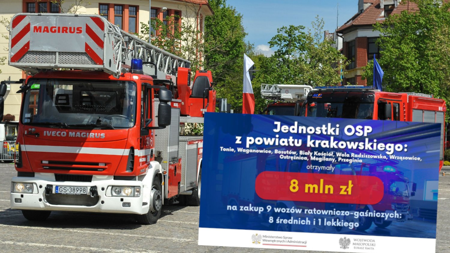 Politycy PiS wręczali strażakom zawyżone czeki? W OSP aż wrze