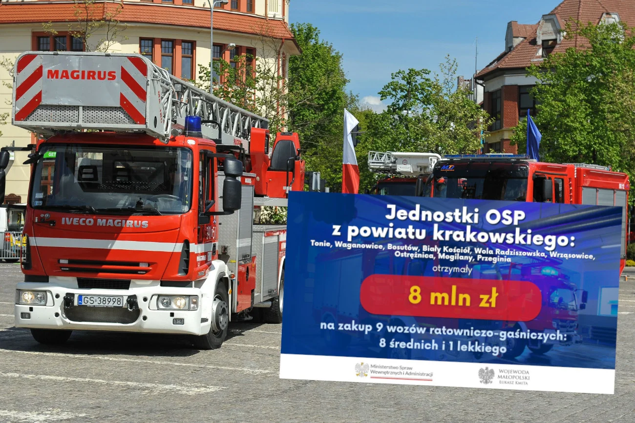 Politycy PiS wręczali strażakom zawyżone czeki? W OSP aż wrze