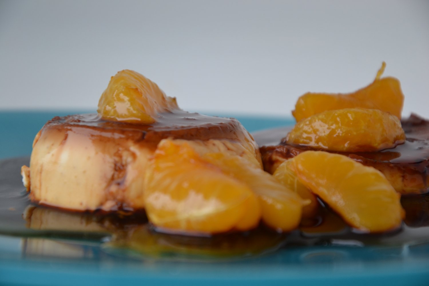 Creme caramel z mandarynkami