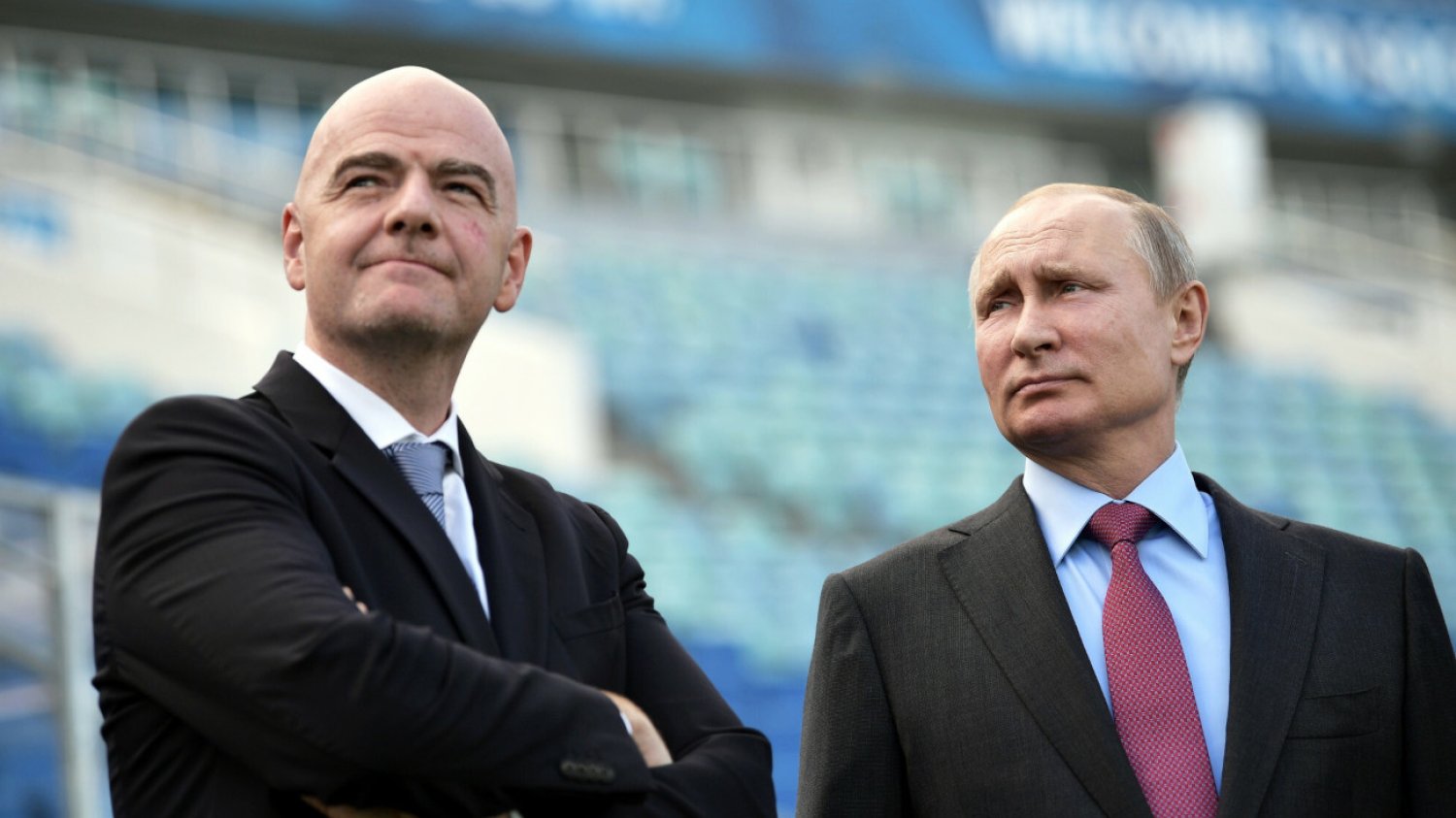 Gianni Infantino i Władimir Putin w przeszłości wielokrotnie stawali w jednym szeregu, podkreślając swoje dobre relacje.