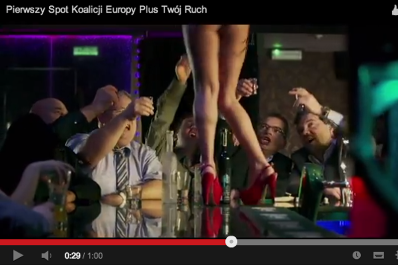 Fragment klipu wyborczego Twojego Ruchu. Swoje reklamówki zaprezentowały również PO, PiS oraz PSL.