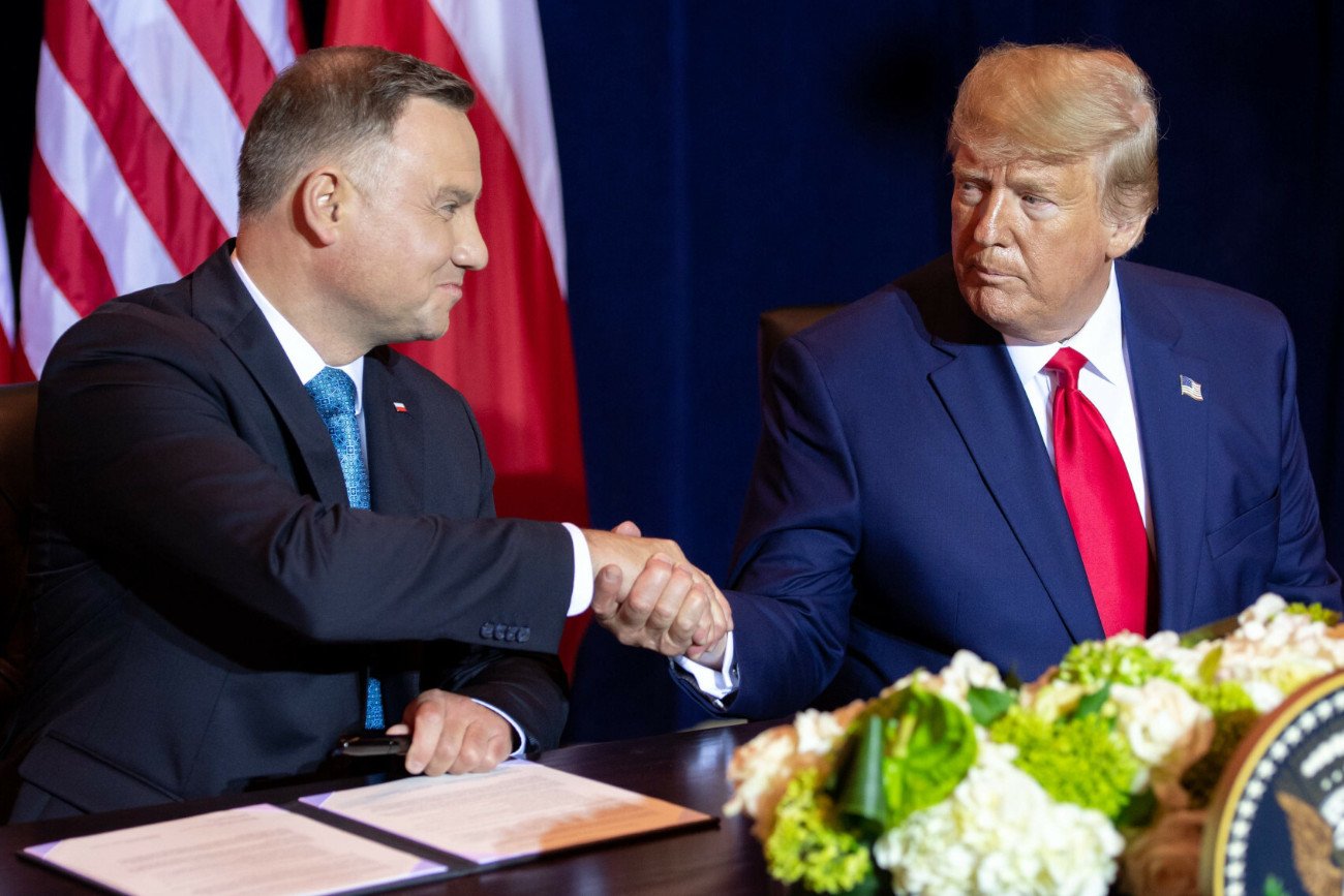 Andrzej Duda i Donald Trump