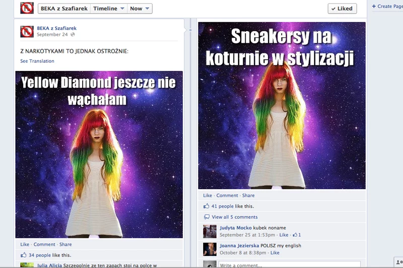 Beka z szafiarek