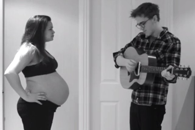 Kadr z teledysku, jaki Tom Fletcher stworzył z okazji narodzin syna