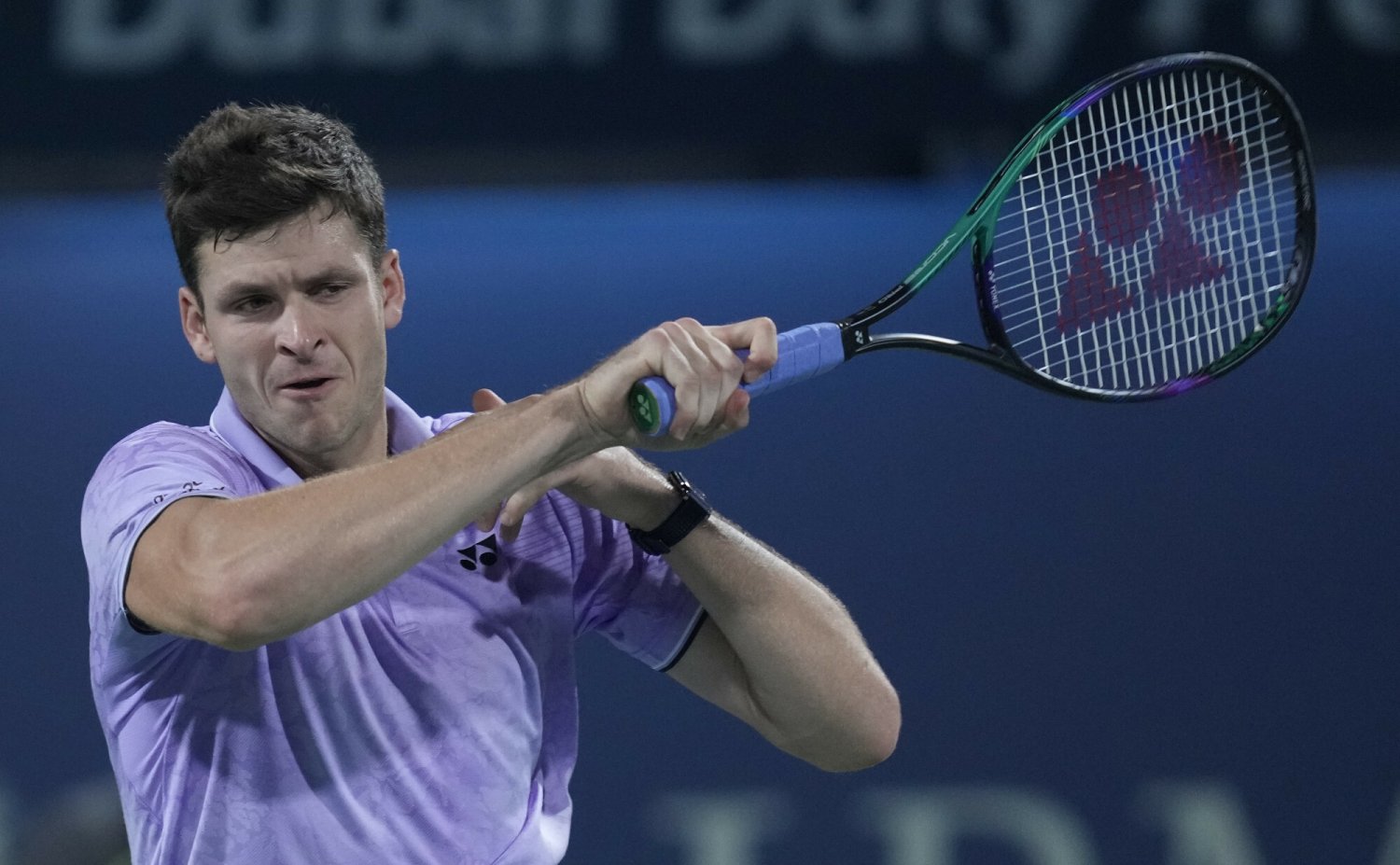 Hubert Hurkacz zmierzył się na turnieju w Dubaju z kolejnym Rosjaninem Pawłem Kotowem.