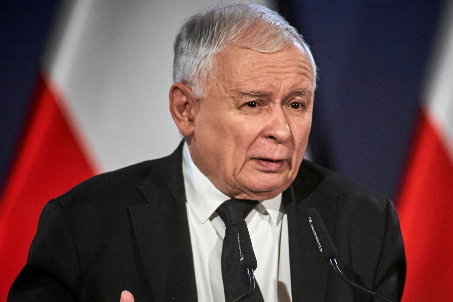 "Wprowadzanie w błąd". Kaczyński uderza w Trumpa po jego słowach o dronach