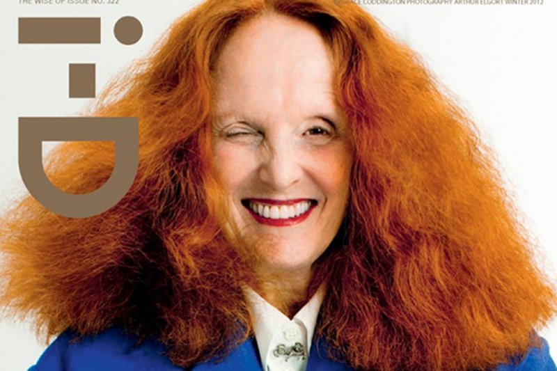 Grace Coddington na okładce i-D