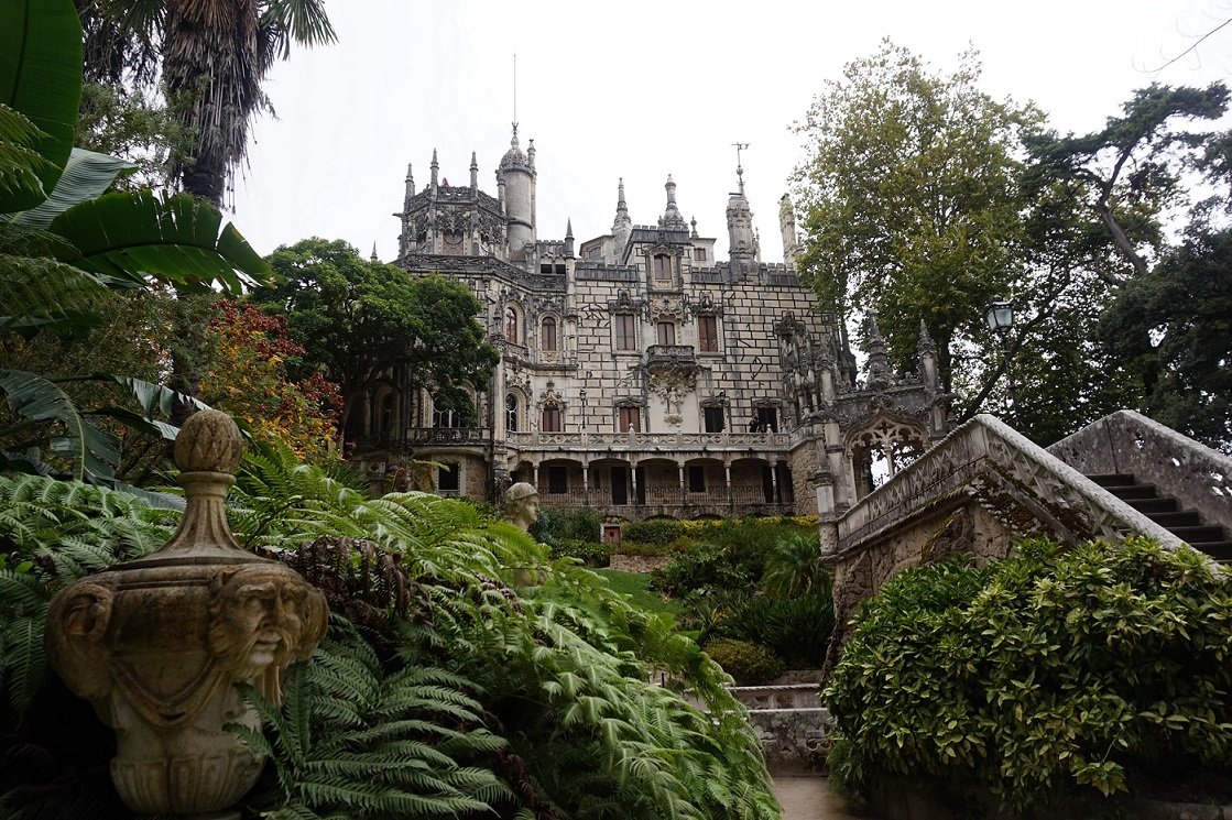 Pałac w Quinta da Regaleira.
