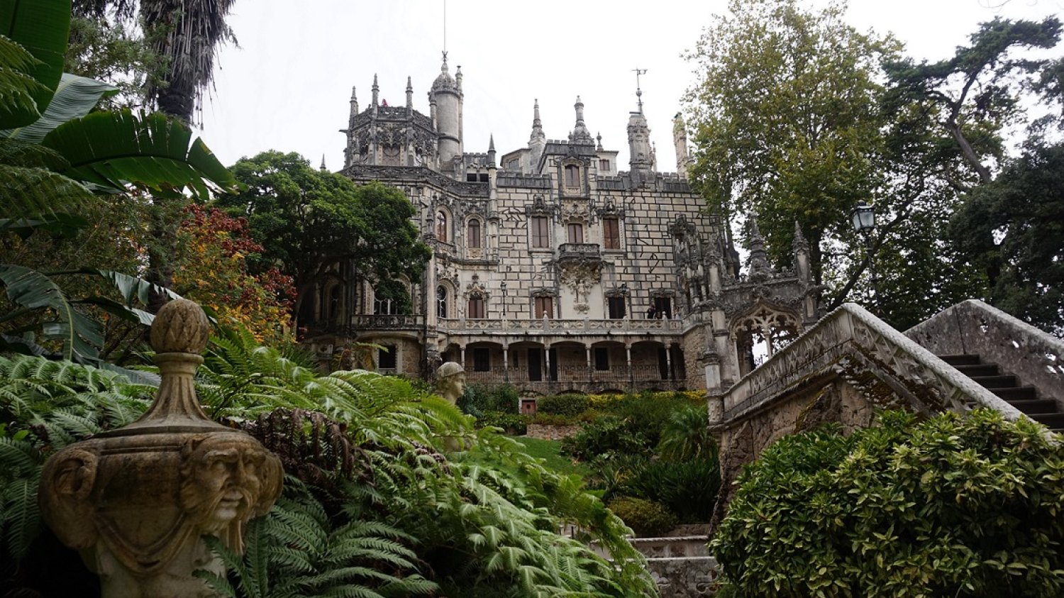 Pałac w Quinta da Regaleira.