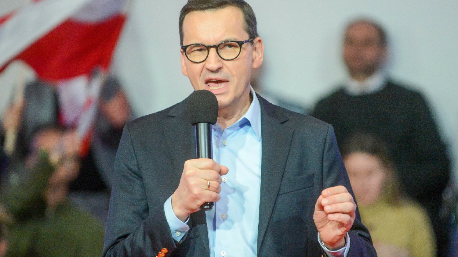 Mateusz Morawiecki w Gdańsku. Awantura na spotkaniu z politykiem PiS.