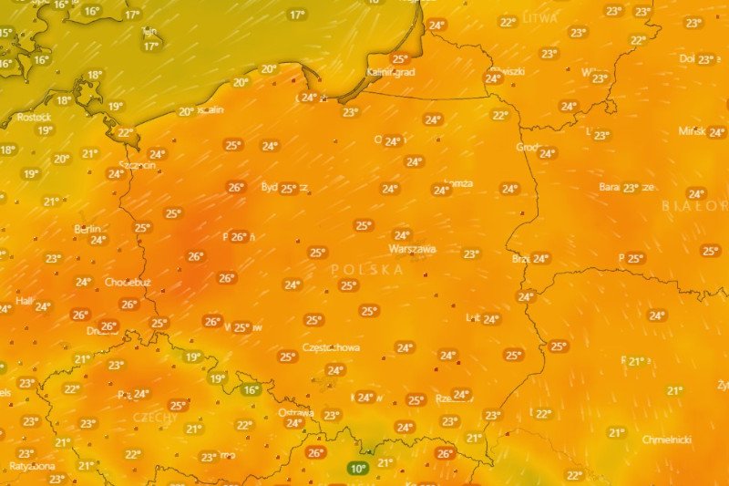W ten weekend w Polsce nie będzie burz.