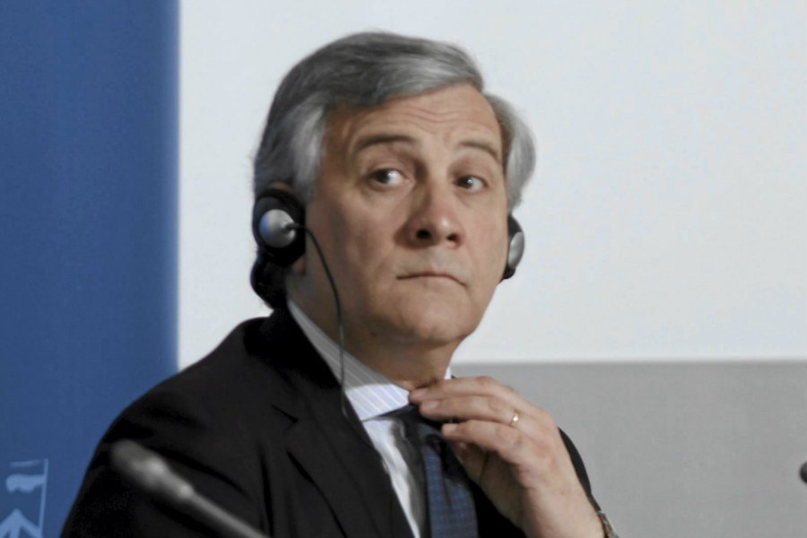 Antonio Tajani, przewodniczący Parlamentu Europejskiego.
