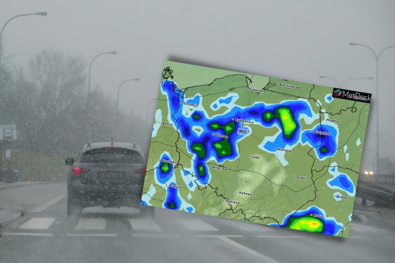 Przed nami deszczowy i chłodny weekend. Zimowa aura wraca do Polski.