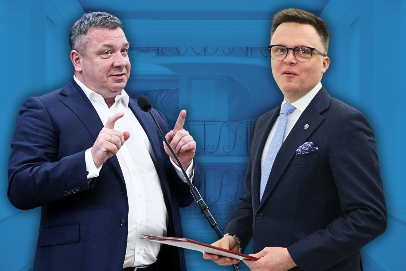 Hołownia i poseł PiS wymienili się "uprzejmościami" w Sejmie. "Niech pan nie straszy" Szymon Hołownia i Michał Wójcik z PiS wdali się dyskusję w Sejmie ws. immunitetu Zbigniewa Ziobry