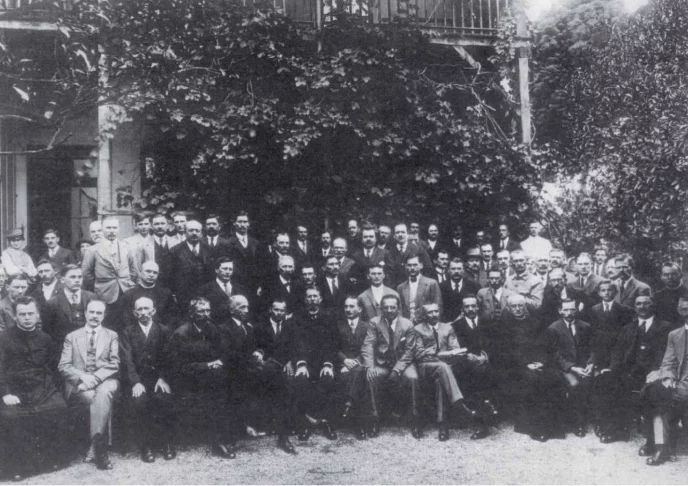 Pracownicy konsulatu i przedstawiciele Polonii, Kurytyba, 1922.