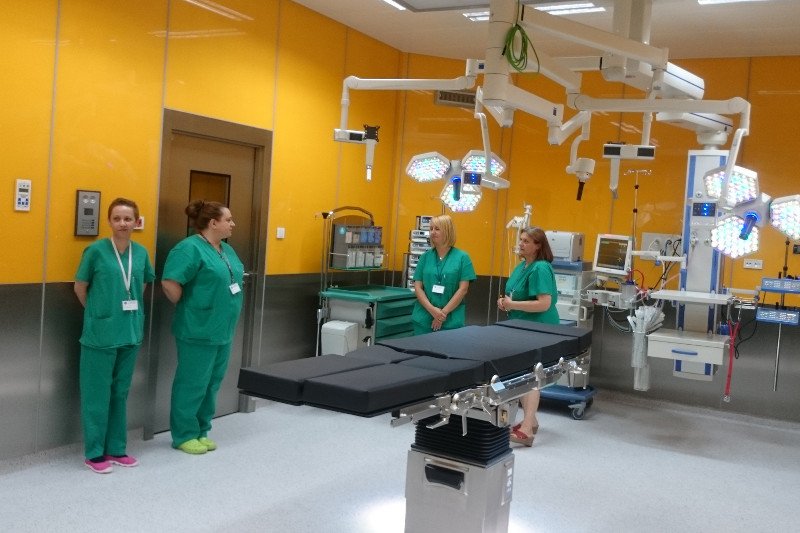 Urologiczna sala operacyjna w nowym Szpitalu Pediatrycznym WUM