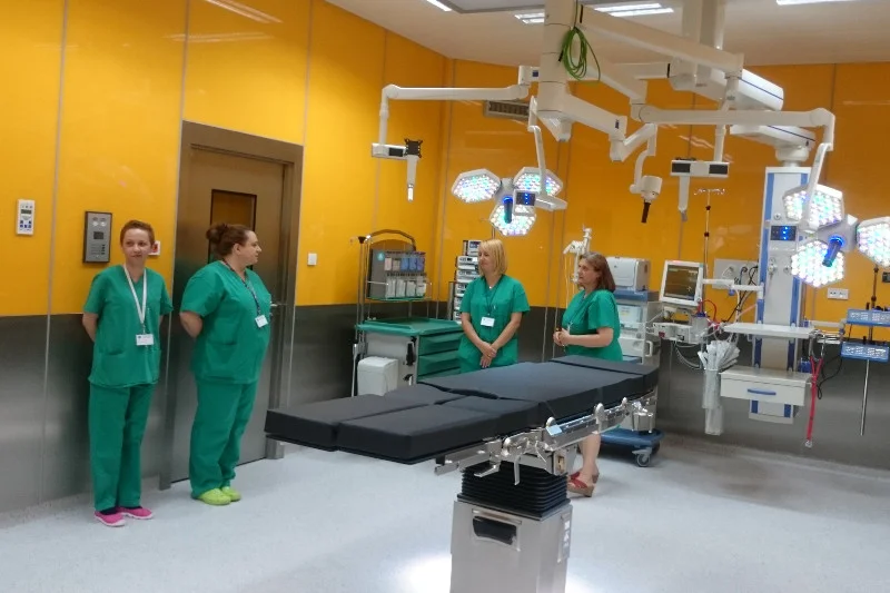 Urologiczna sala operacyjna w nowym Szpitalu Pediatrycznym WUM