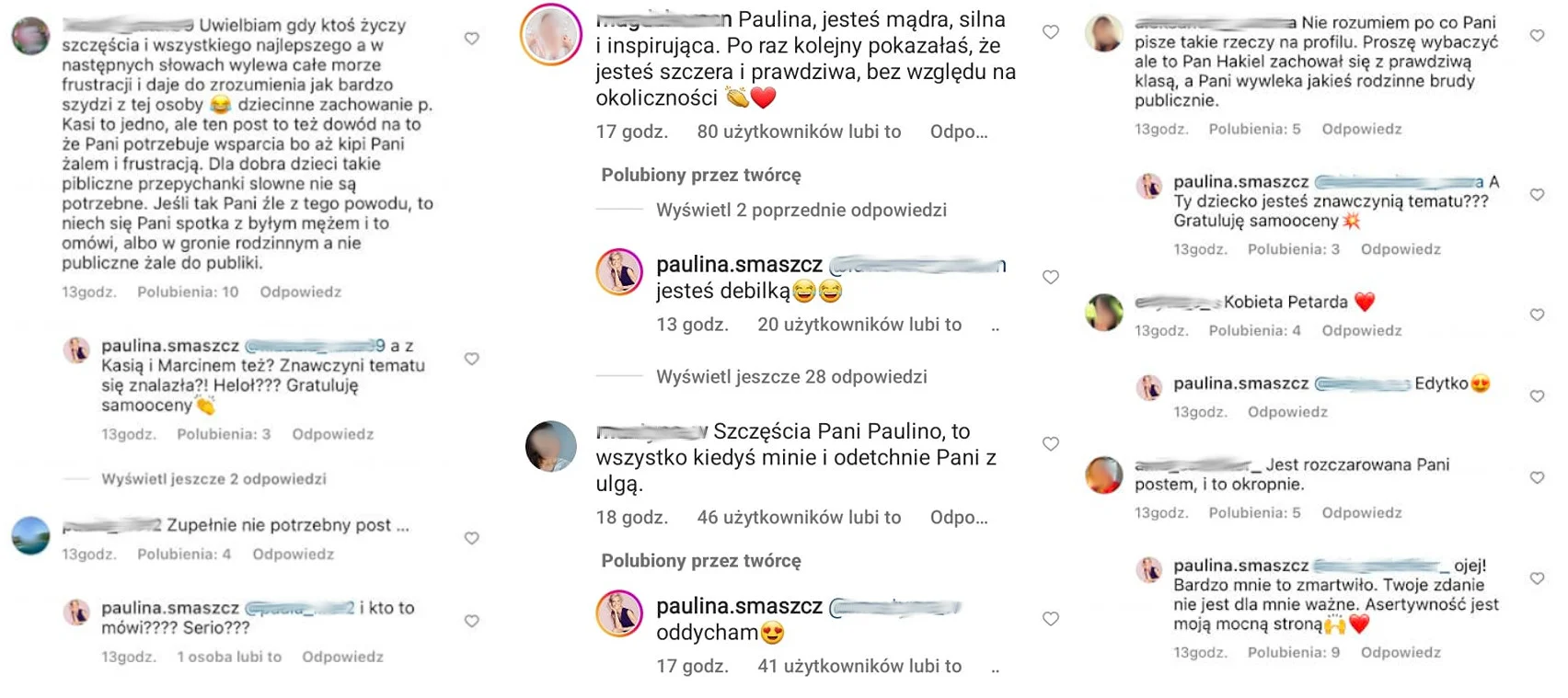 paulina smaszcz maciej kurzajewski katarzyna cichopek afera hejt instagram