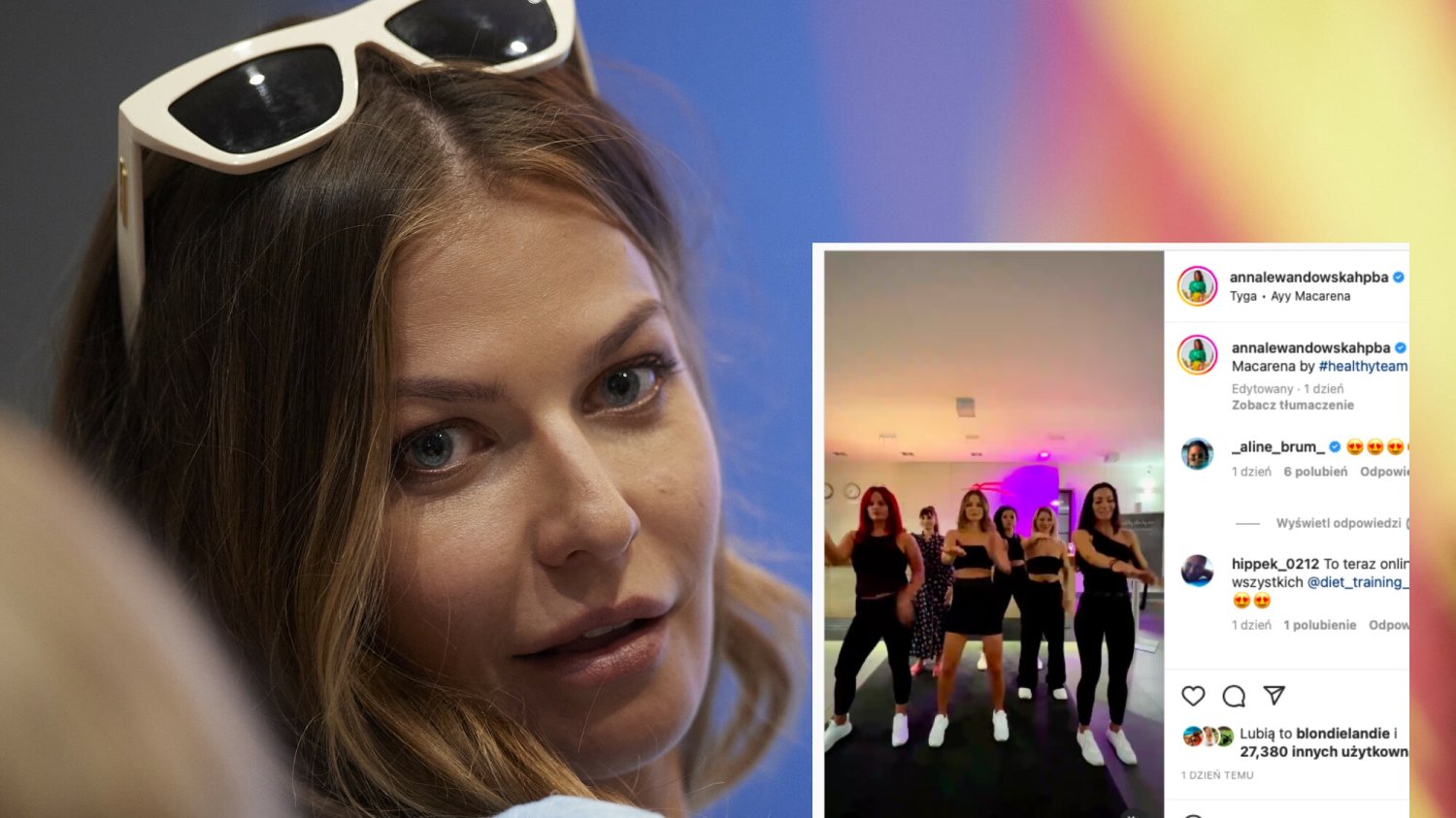 Anna Lewandowska zatańczyła i wrzuciła wideo do sieci, fani są zachwyceni