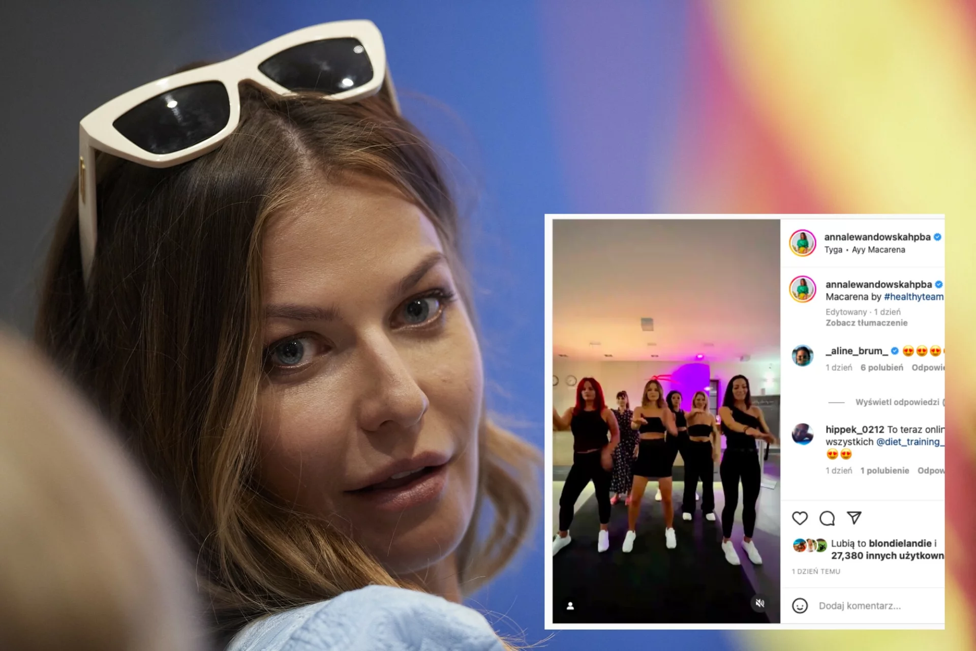 Anna Lewandowska zatańczyła i wrzuciła wideo do sieci, fani są zachwyceni