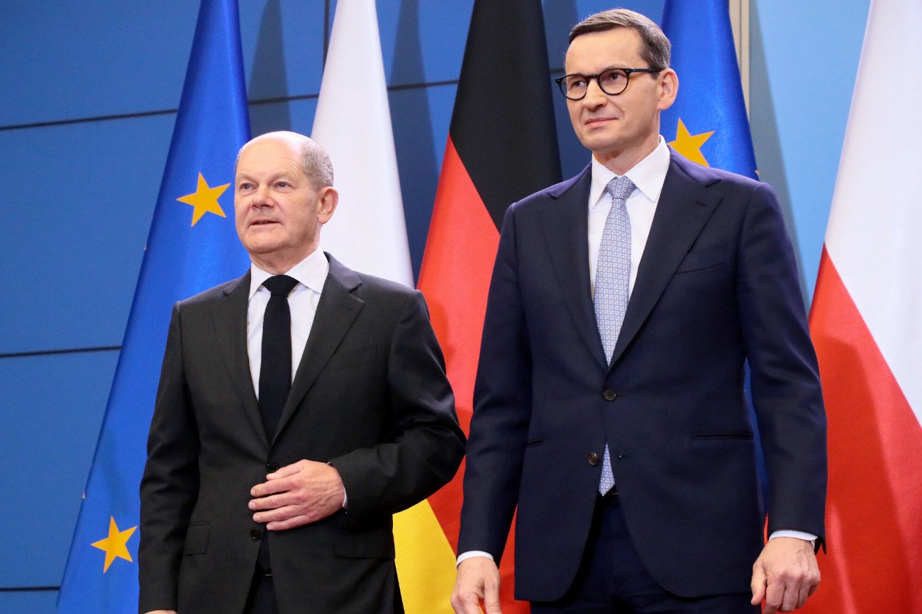 W grudniu 2021 roku nowy kanclerz Niemiec Olaf Scholz był z wizytą w Warszawie.