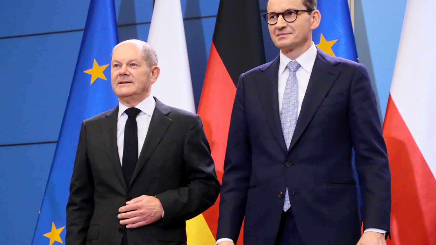 W grudniu 2021 roku nowy kanclerz Niemiec Olaf Scholz był z wizytą w Warszawie.