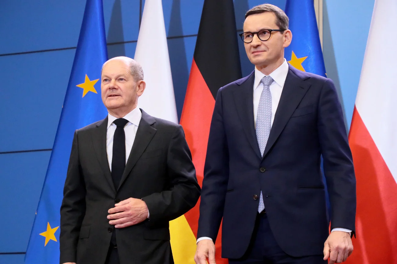 W grudniu 2021 roku nowy kanclerz Niemiec Olaf Scholz był z wizytą w Warszawie.