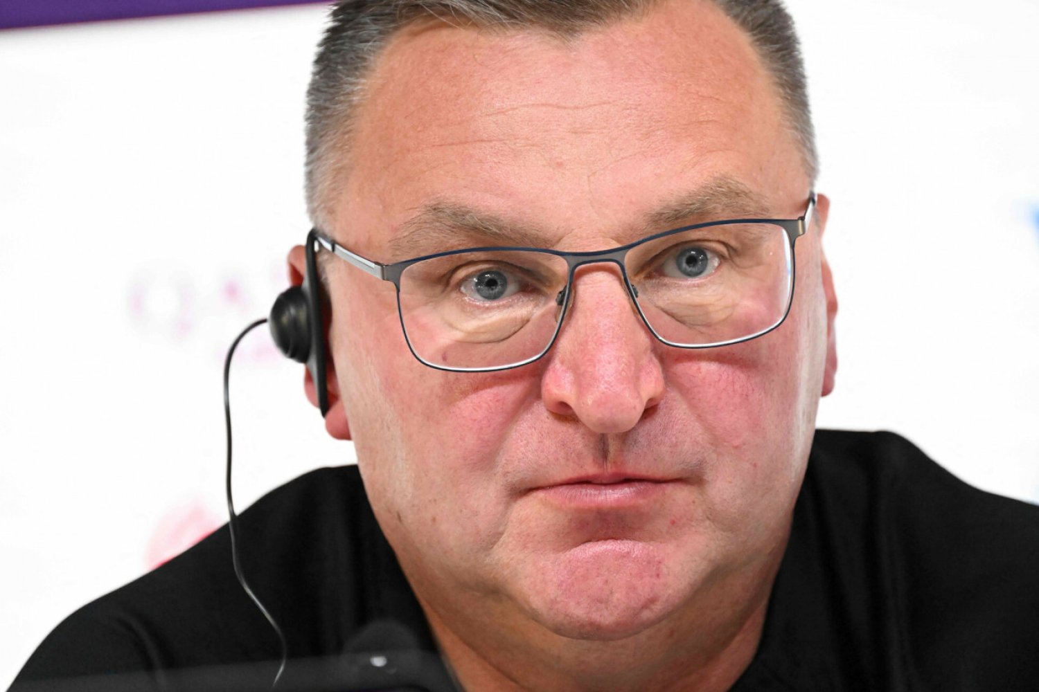Czesław Michniewicz w towarzystwie Łukasza Skorupskiego i Karola Świderskiego spotkał się we wtorek z dziennikarzami.