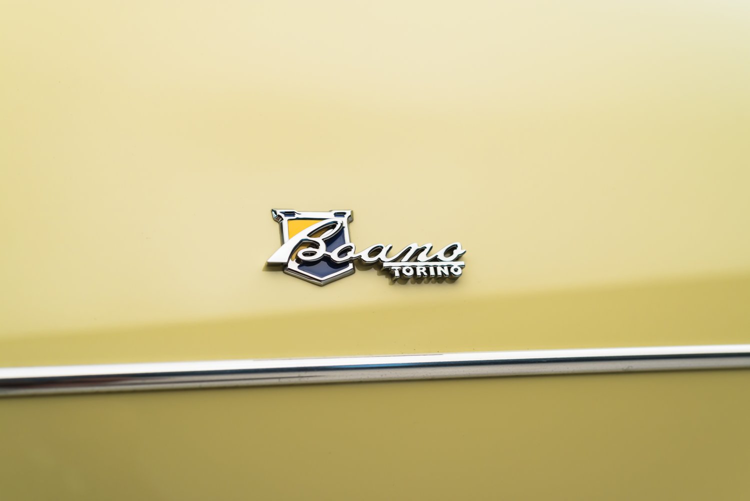 Znak firmowy Carrozzeria Boano na nadwoziu samochodu Alfa Romeo 1900C SS Speciale z 1953 roku.