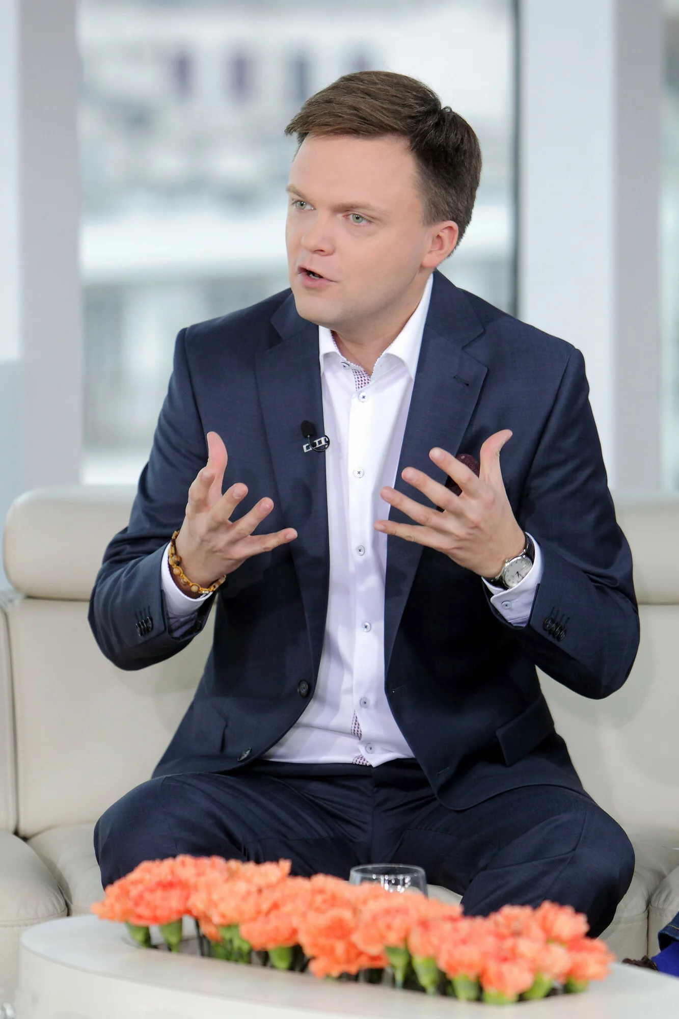Szymon Hołownia w programie "Dzień dobry TVN".