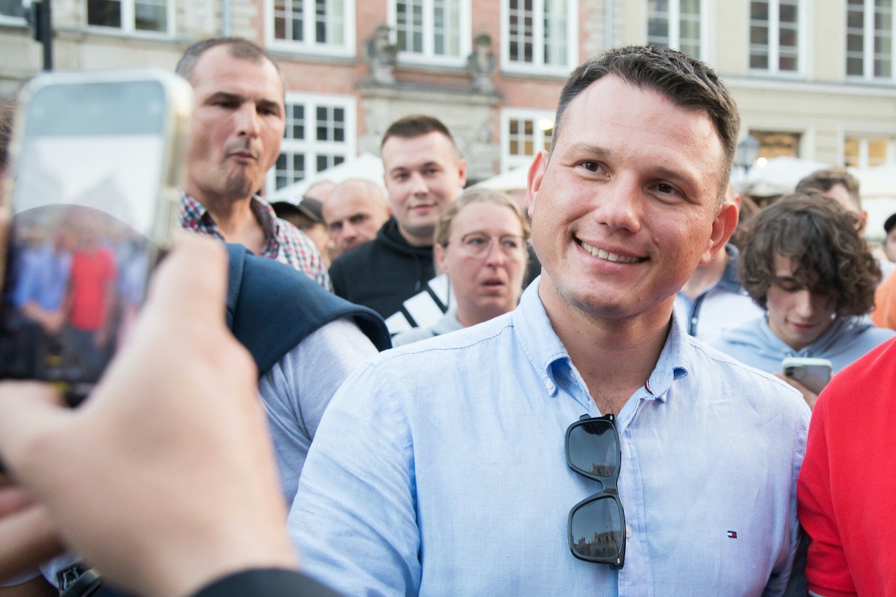 Sławomir Mentzen, prezes partii Nowa Nadzieja wchodzącej w skład Konfederacji.