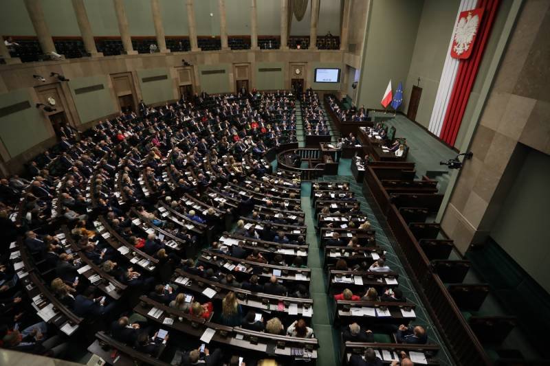 Sejm podczas głosowania