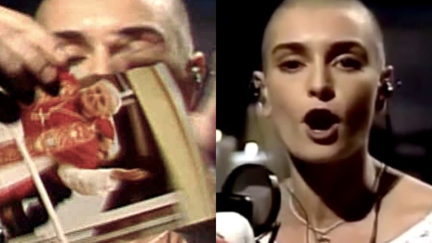 Sinead O'Connor podarła zdjęcie papieża Sinead O'Connor